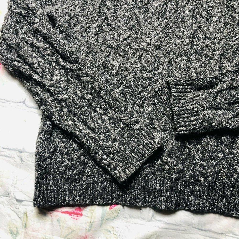Anthropologie John + Jenn Women Medium Gray Cable - Picture 6 of 10